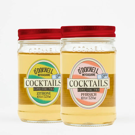 O'Donnell Moonshine Zitrone & Pfirsich Eistee Set – 10% vol.