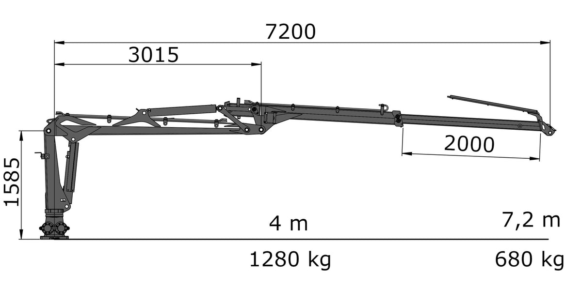 Oehler Oehler Ladekran Typ OL 7550 SG/P