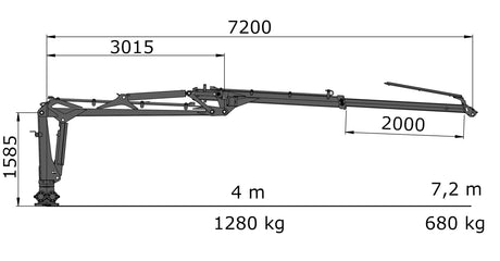 Oehler Oehler Ladekran Typ OL 7550 SG/P