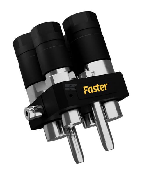 Multifaster-HD DN12/DN20-2x 1/2"-2x 3/4" BSPP mobiles Teil