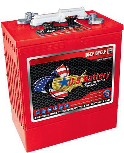 U.S. Battery, Traktionsbatterie 6V, 340Ah, 302 x 181 x 371mm