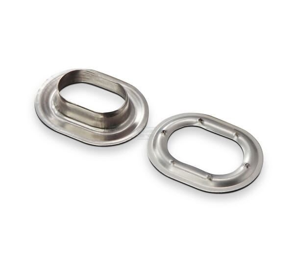 Ovale Ösen 22,5x13,5 mm INOX 