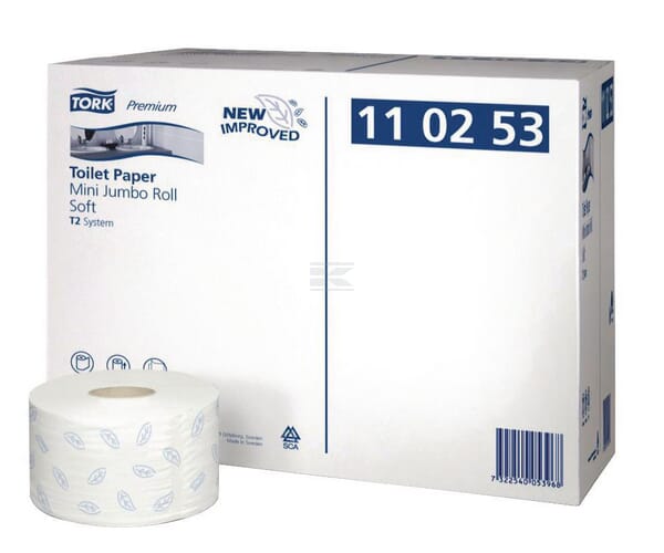 Toilettenpapier, weiß 9.7cm x 170m, 12 Stk., Tork