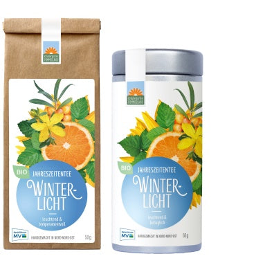 Kräutergarten Pommerland Bio-Kräutertee Jahreszeiten Paket
