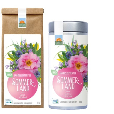 Kräutergarten Pommerland Bio-Kräutertee Jahreszeiten Paket