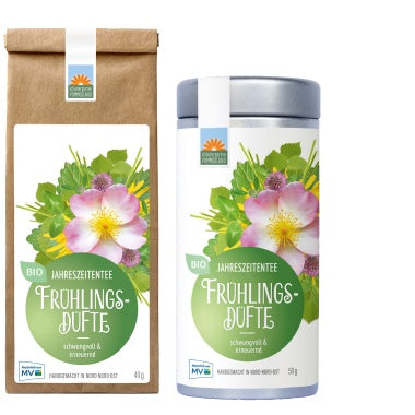 Kräutergarten Pommerland Bio-Kräutertee Jahreszeiten Paket