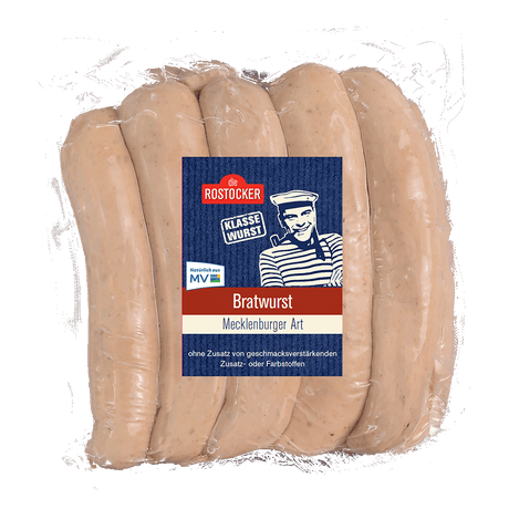 Die Rostocker Bratwurst Mecklenburger Art 10 x 100g