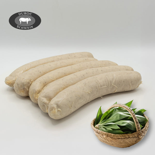 Duroc Bärlauchbratwurst ca. 5 x 120g