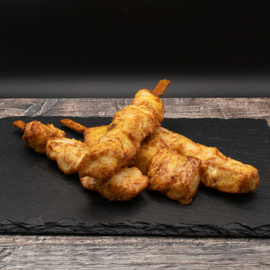 Prime BBQ Hähnchenspieße gegart und gewürzt ca. 320g ,,Mad Rooster”