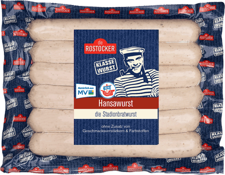Die Rostocker Hansabratwurst 6 x 100g
