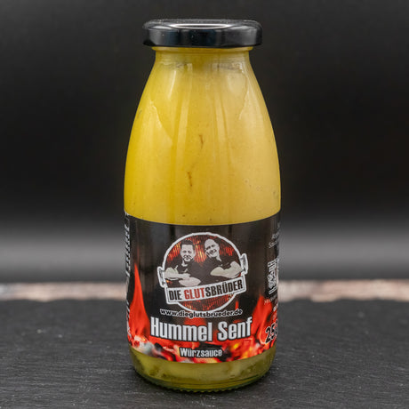 Glutsbrüder Hummel Senf 250ml I Die Glutsbrüder
