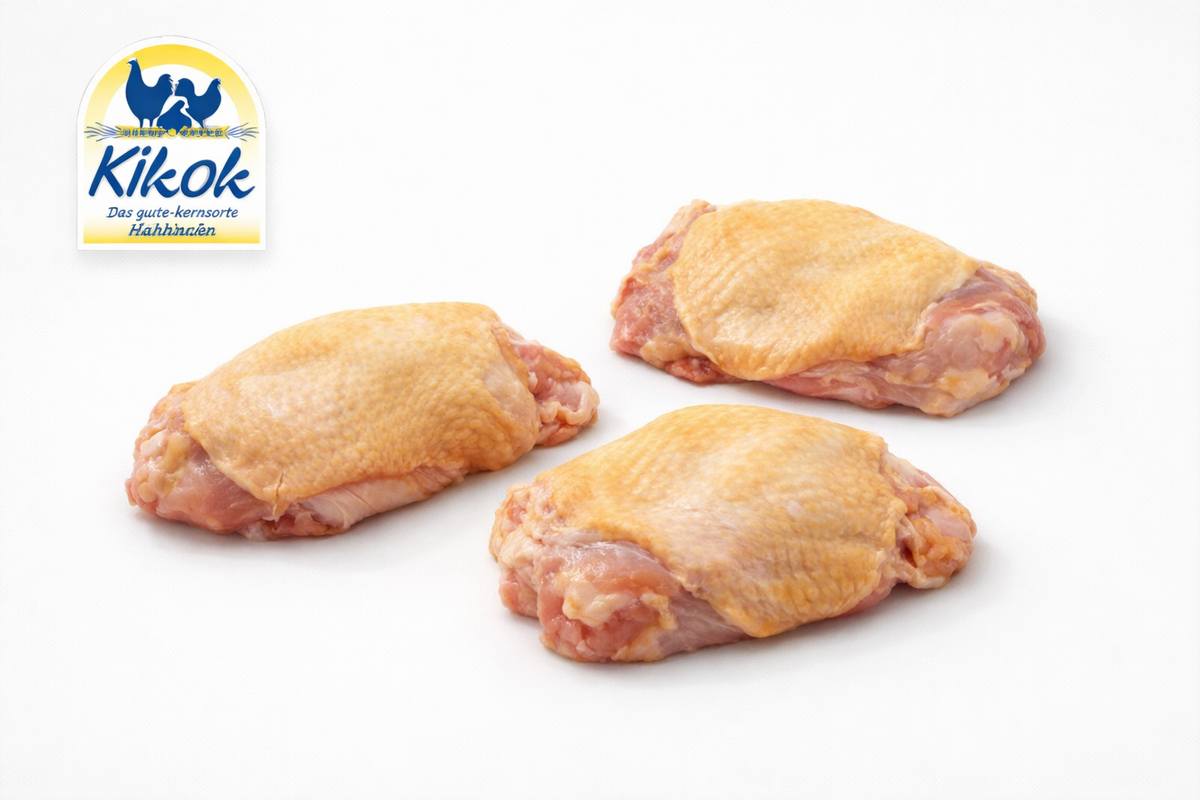Prime BBQ Kikok Hähnchenkeulensteak mit Haut ca. 650g