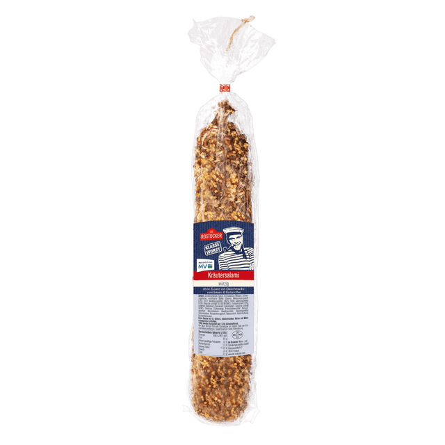 Die Rostocker Kräutersalami 350g