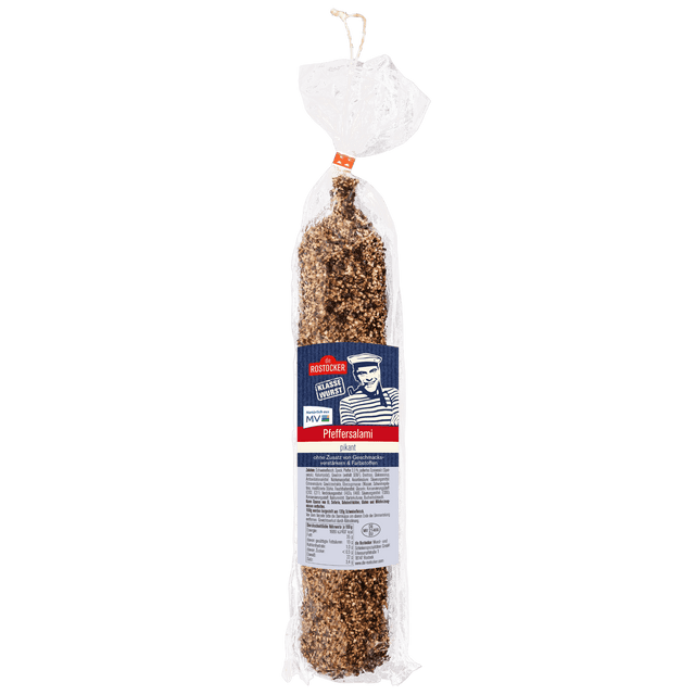 Die Rostocker Pfeffersalami 350g