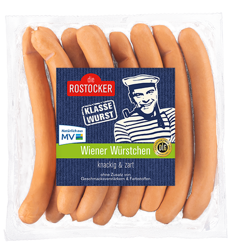 Die Rostocker Wiener Würstchen 10 x 50g