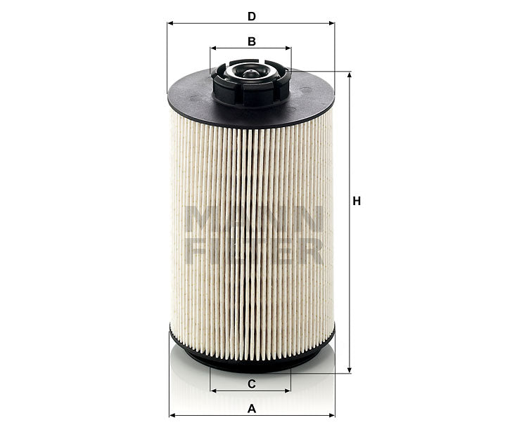 PU 1058 x Kraftstofffilterelement (metallfrei)
