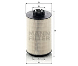 PU 1058 x Kraftstofffilterelement (metallfrei)