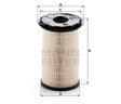 PU 7002 x Kraftstofffilterelement (metallfrei)
