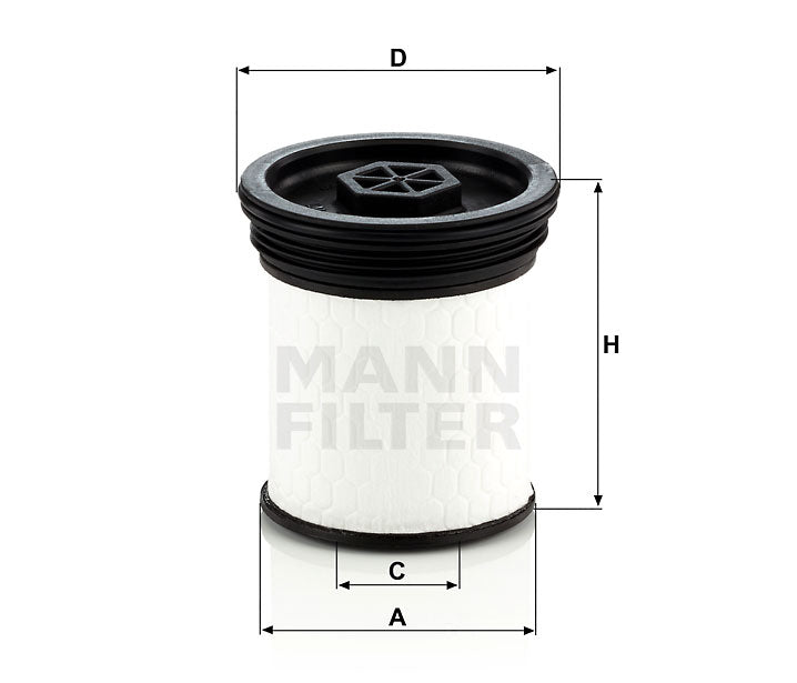 PU 7006 Kraftstofffilterelement (metallfrei)
