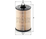 PU 821 x-2 Kraftstofffilterelement (metallfrei)
