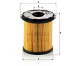PU 822 x Kraftstofffilterelement (metallfrei)