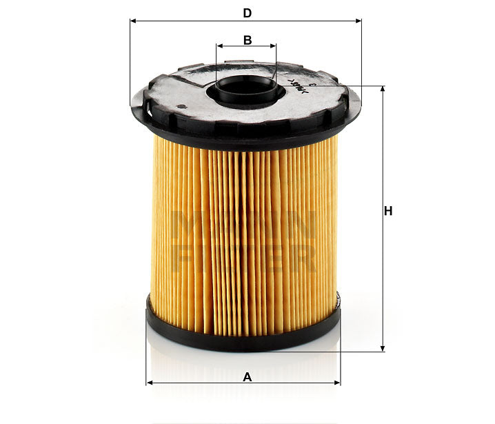 PU 822 x Kraftstofffilterelement (metallfrei)
