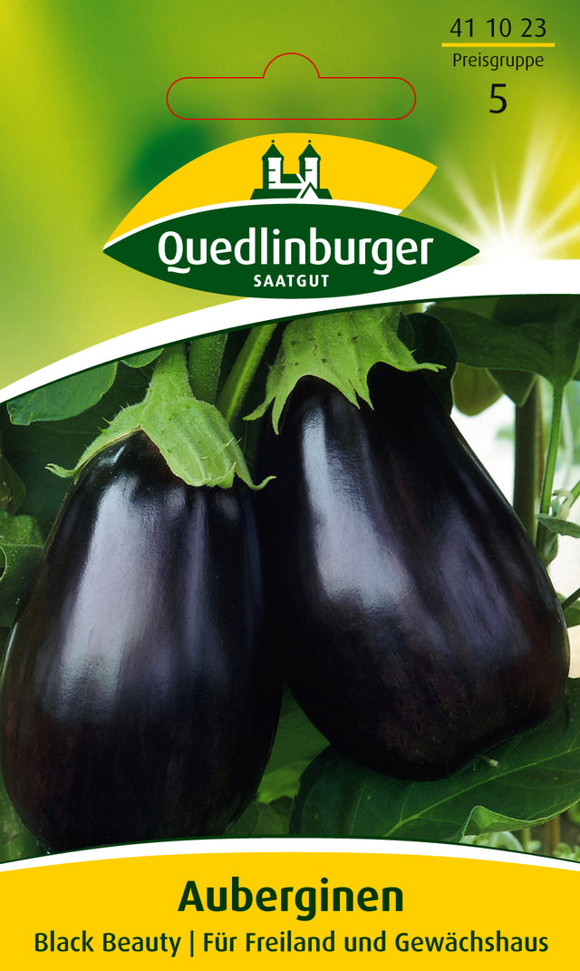 Quedlinburger Saatgut Auberginen „Black Beauty“