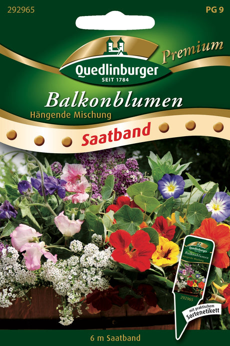 Quedlinburger Saatgut Balkonblumen „Hängende Mischung“