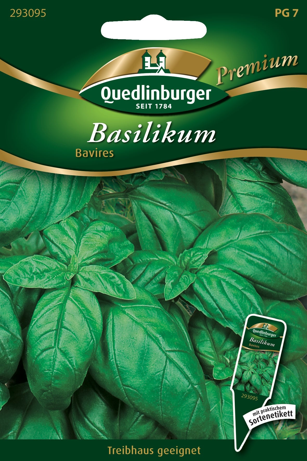 Quedlinburger Saatgut Basilikum „Baviers“