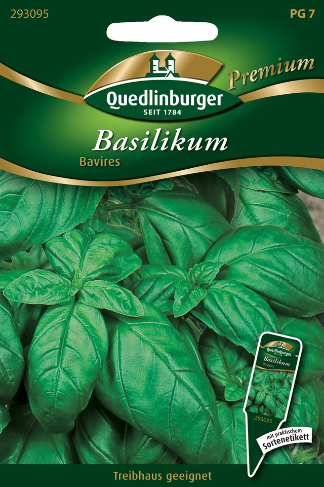 Quedlinburger Saatgut Basilikum „Baviers“