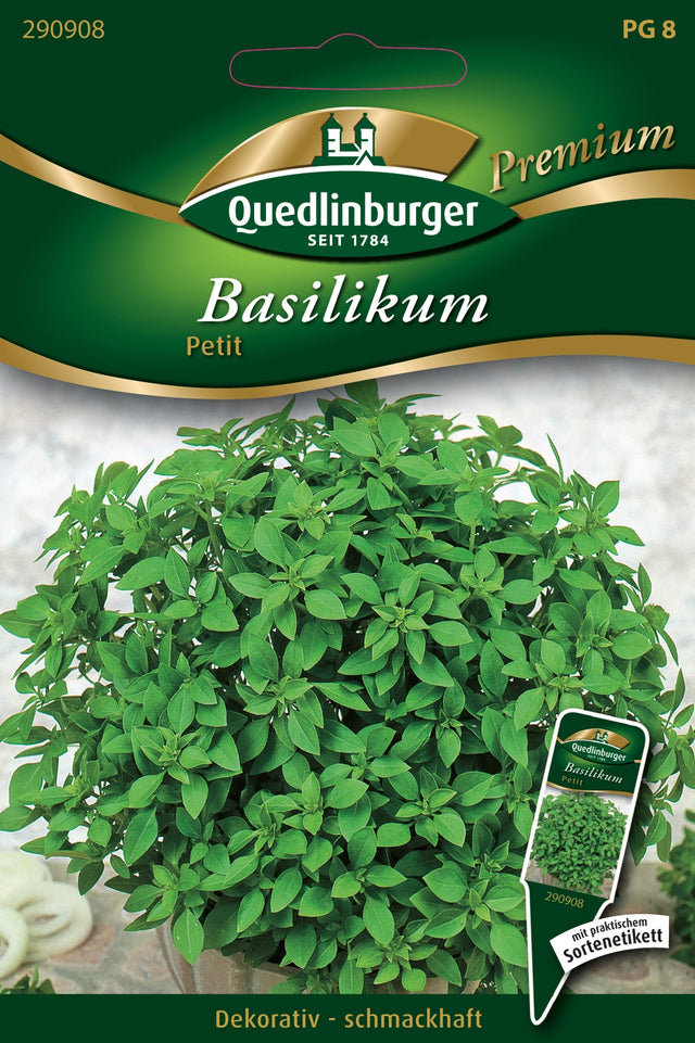 Quedlinburger Saatgut Basilikum „Petit“