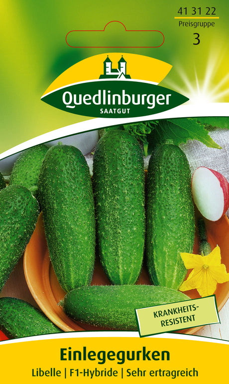 Quedlinburger Saatgut Einlegegurken „Libelle“