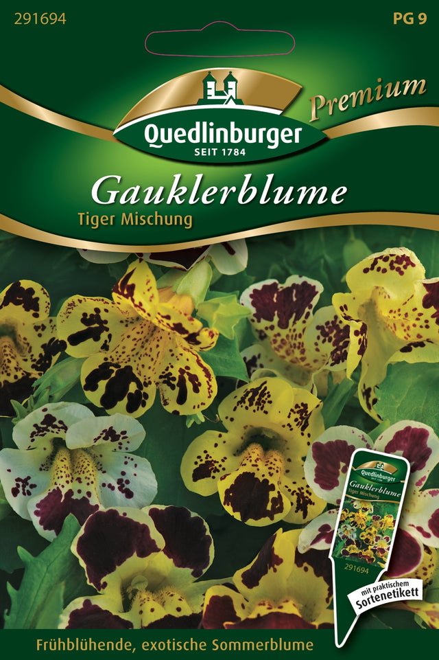 Quedlinburger Saatgut Gauklerblume „Tigermischung“