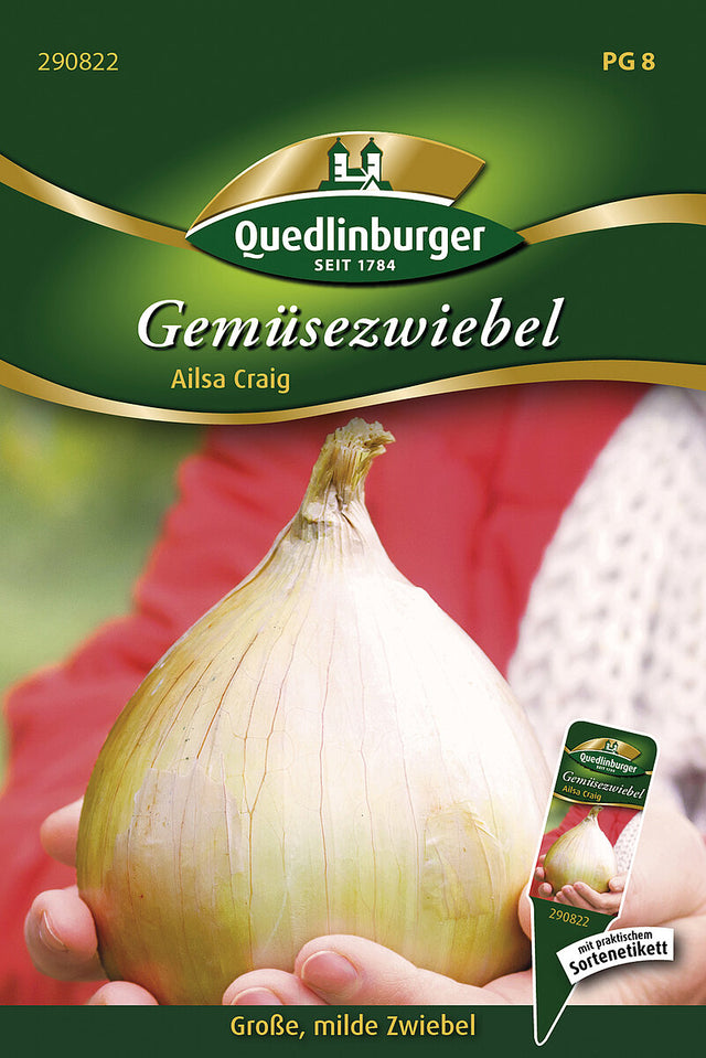 Quedlinburger Saatgut GEMÜSEZWIEBEL „AILSA CRAIG“
