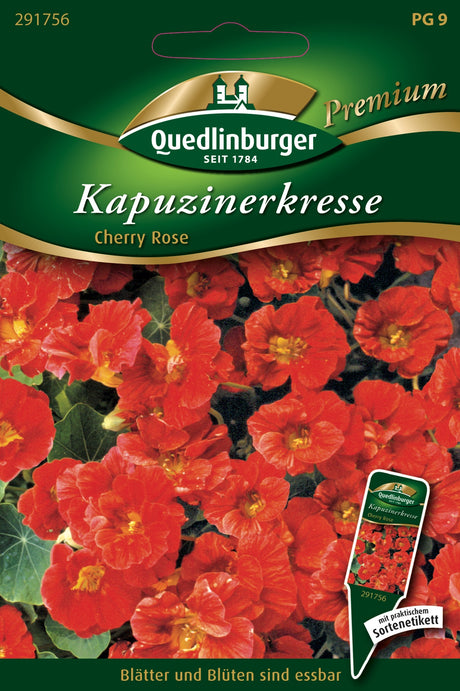 Quedlinburger Saatgut Kapuzinerkresse „Cherry Rose“