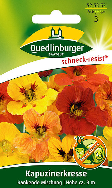 Quedlinburger Saatgut KAPUZINERKRESSE „RANKENDE MISCHUNG“
