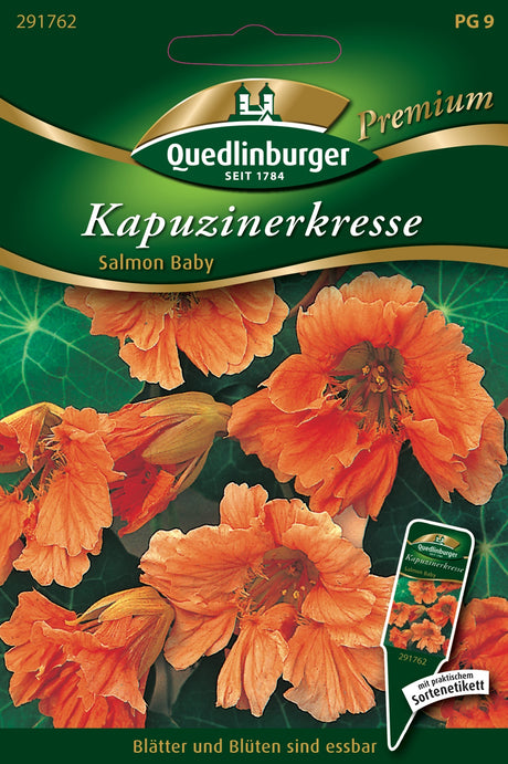 Quedlinburger Saatgut Kapuzinerkresse „Salmon Baby“