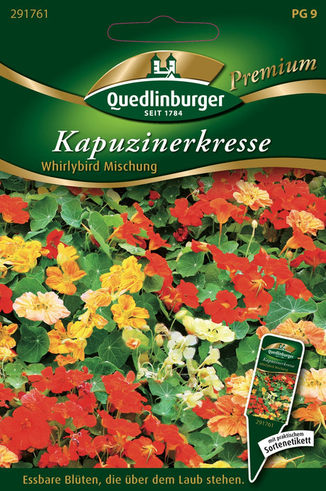 Quedlinburger Saatgut Kapuzinerkresse „Whirlybird Mischung“