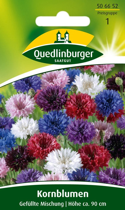 Quedlinburger Saatgut KORNBLUMEN „GEFÜLLTE MISCHUNG“