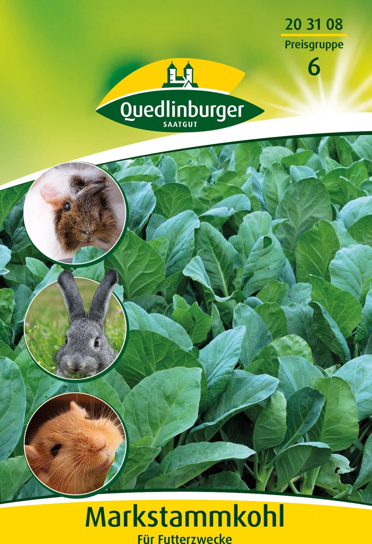 Quedlinburger Saatgut MARKSTAMMKOHL (FUTTERKOHL) Großpackung 30gr.