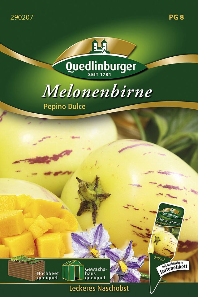 Quedlinburger Saatgut MELONENBIRNE „PEPINO DULCE“ Melonensamen