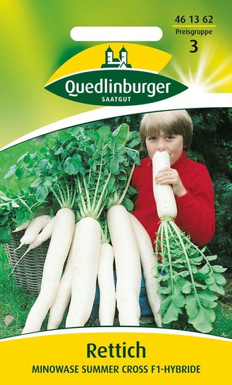 Quedlinburger Saatgut Rettich „Minowase Summer Cross Nr 3“