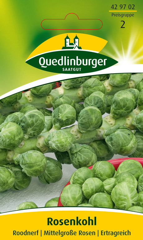 Quedlinburger Saatgut Rosenkohl „Roodnerf“