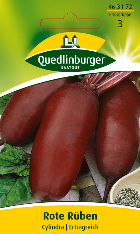 Quedlinburger Saatgut Rote Rüben „Cylindra“