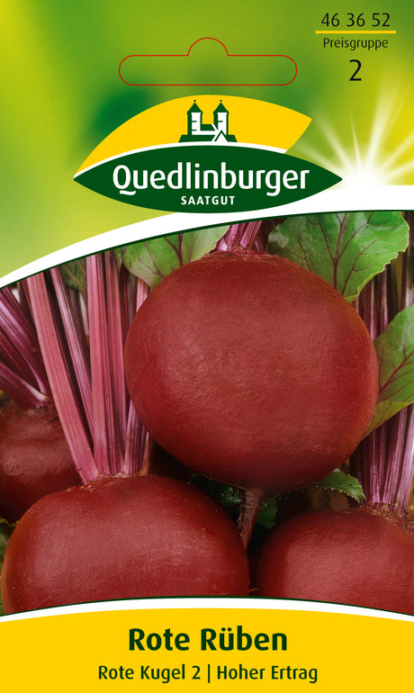 Quedlinburger Saatgut Rote Rüben „Rote Kugel“