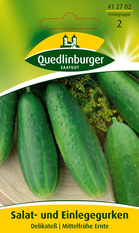 Quedlinburger Saatgut Salat- und Einlegegurken „Delikatess“