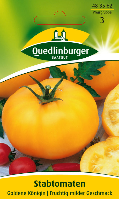 Quedlinburger Saatgut Stabtomaten „Goldene Königin“