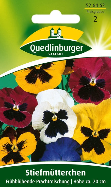 Quedlinburger Saatgut STIEFMÜTTERCHEN „FRÜHBLÜHENDE PRACHTMISCHUNG“