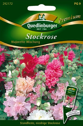 Quedlinburger Saatgut Stockrosen „Majorette Mischung“