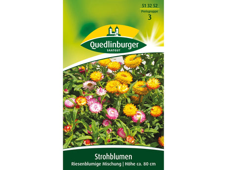 Quedlinburger Saatgut Strohblumen „Riesenblumige Mischung“